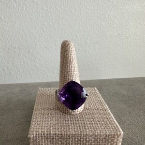 Modern Amethyst KJC Ring